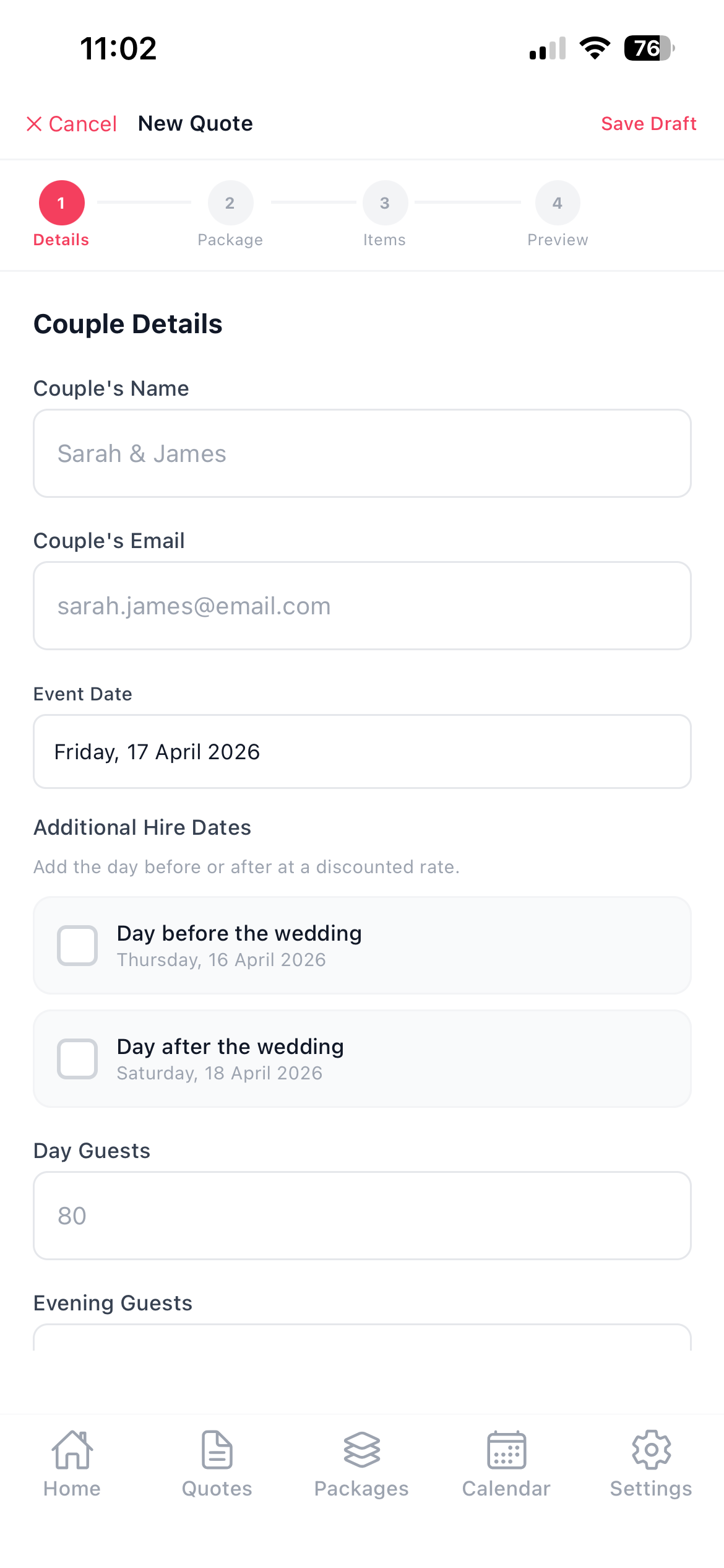 App Creation Step